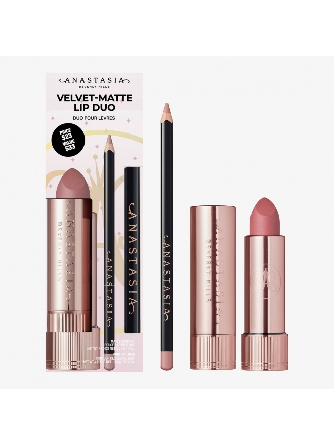 Velvet Matte Kit Duo - Kit cu creion de buze si ruj mat