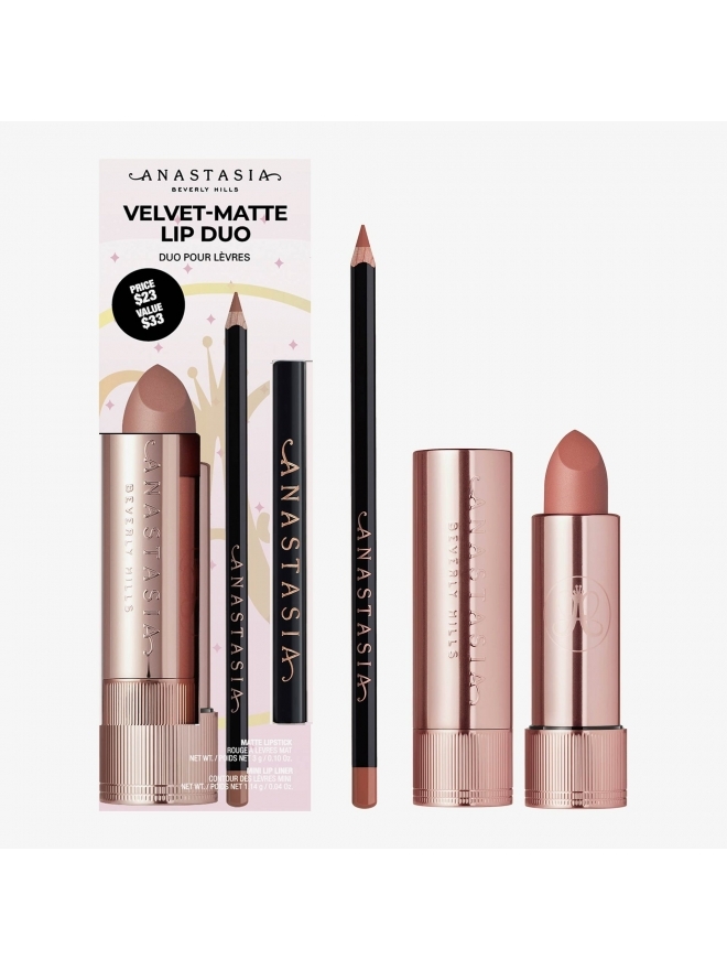 Velvet Matte Kit Duo - Kit cu creion de buze si ruj mat